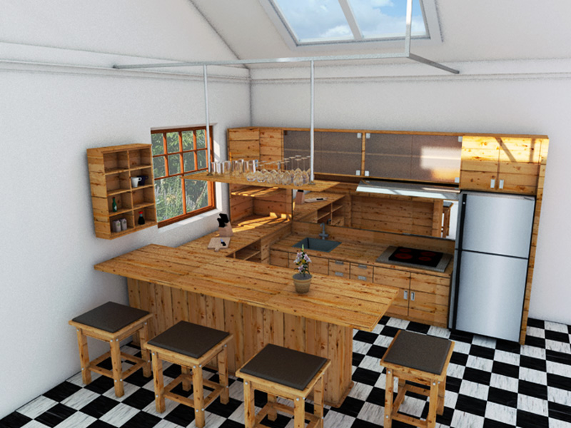   Kitchen Set Jati Belanda | DESAIN INTERIOR
